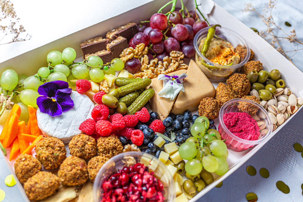 Boîte de snacking végane large