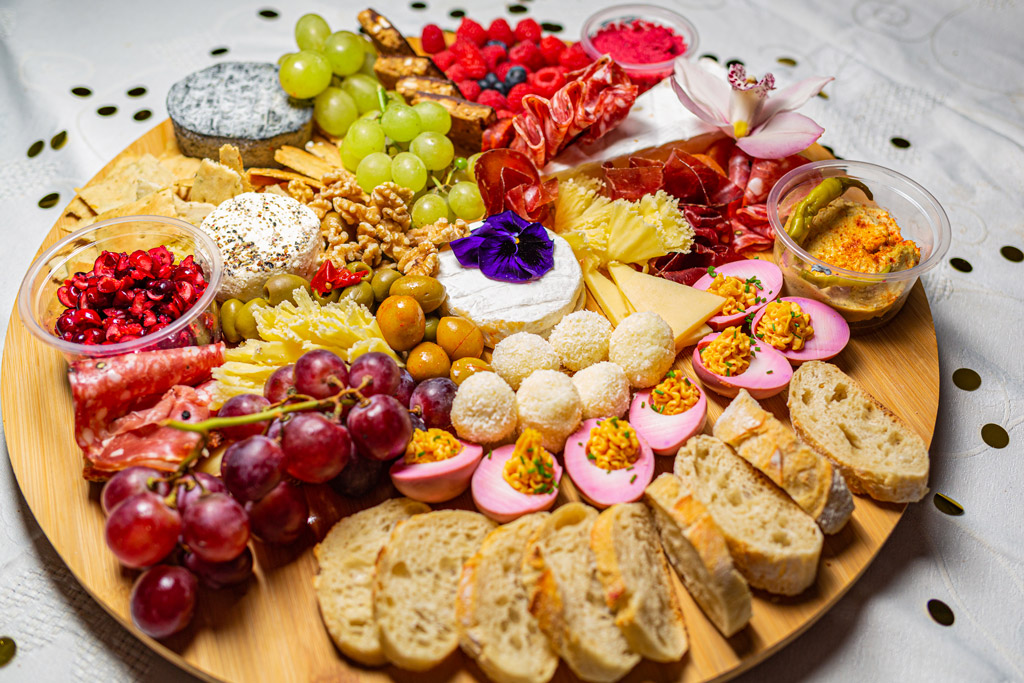 Plateau de snacking charcuterie et fromages