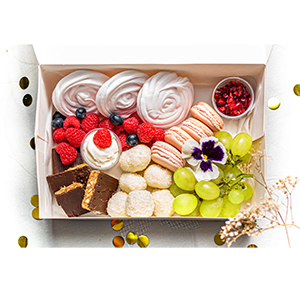 Boîte de snacking dessert
