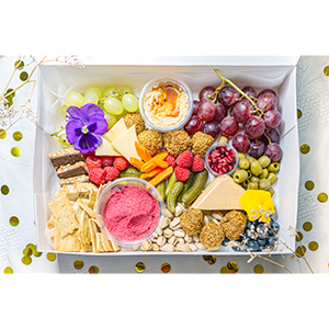 Boîte de snacking végétarienne moyenne
